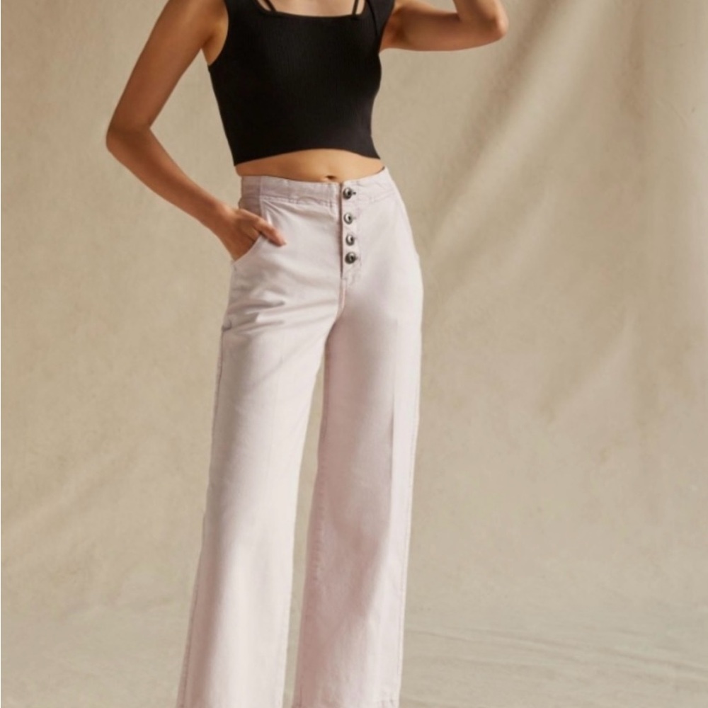 Pilcro wide leg sailor pants NWT size 30